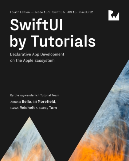 SwiftUI by Tutorials 4th Edition - Antonio Bello, Bill Morefield, Audrey Tam & Sarah Reichelt.jpg