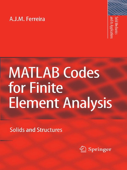 MATLAB Codes for Finite Element Analysis: Solids and Structures - A.J.M. Ferreira.jpg