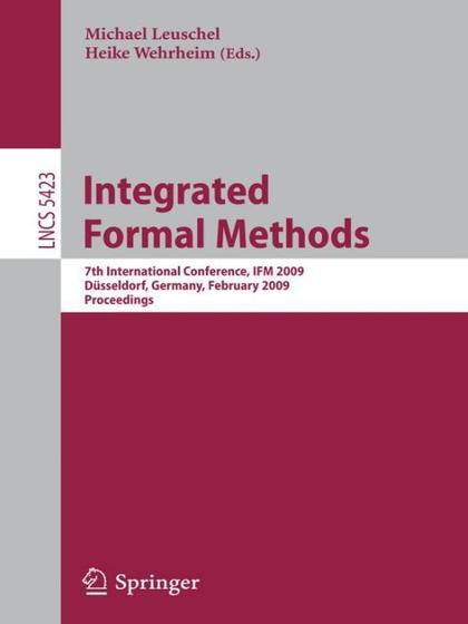 Integrated Formal Methods: 7th International Conference - Michael Leuschel Heike Wehrheim.jpg