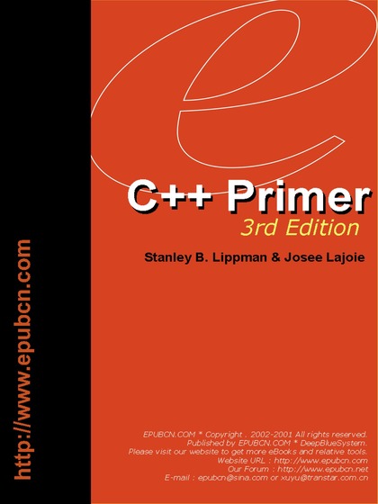 C++ Primer 3rd Edition - Stanley B. Lippman and Josee Lajoie.jpg