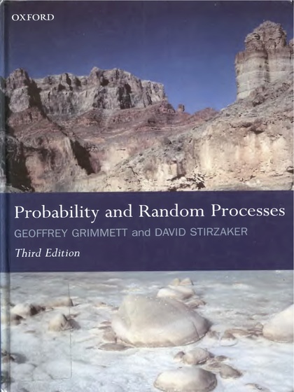 Probability and Random Processes 3rd Edition - Geoffrey R. Grimmett and David R. Stirzaker.jpg