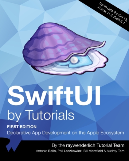 SwiftUI by Tutorials - Antonio Bello, Phil Łaszkowicz, Bill Morefield & Audrey Tam.jpg