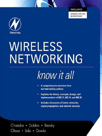 Wireless Networking - Praphul Chandra, Daniel M. Dobkin, Alan Bensky, Ron Olexa, David A. Lide and Farid Dowla.jpg