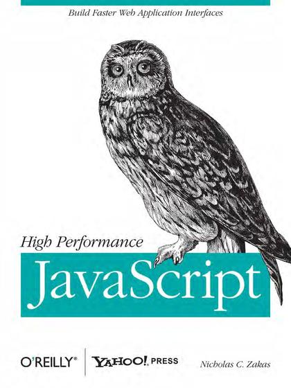 High Performance JavaScript - Nicholas C. Zakas.jpg